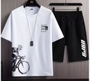 Conjunto Verão Sport Big Size – Camiseta Manga Curta + Shorts
