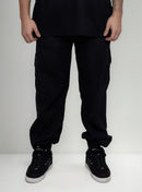 Calça Jogger Cargo Com Punho Sarja Masculina