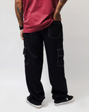 Calça Cargo jeans Black