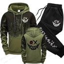Conjunto Urban 3D 2026 – Moletom Capuz + Calça Estampa Rosto