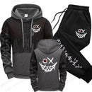Conjunto Urban 3D 2026 – Moletom Capuz + Calça Estampa Rosto